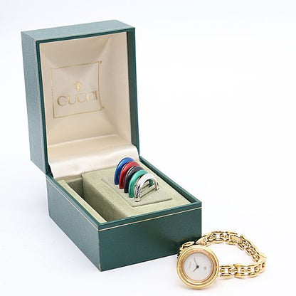 Gucci Change Bezel 11/12.2 White Dial Watch
