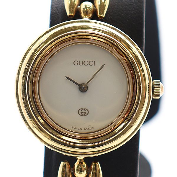 Gucci Change Bezel 11/12.2 White Dial Watch — view 2