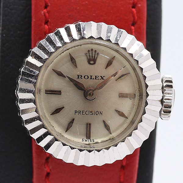Rolex Chameleon 18k 750 Manual Wind Silver Dial Watch