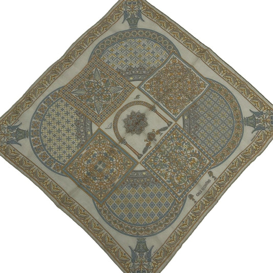 Hermes Scarf Petit les Beiges Light Brown Multi Ciels Byzantins