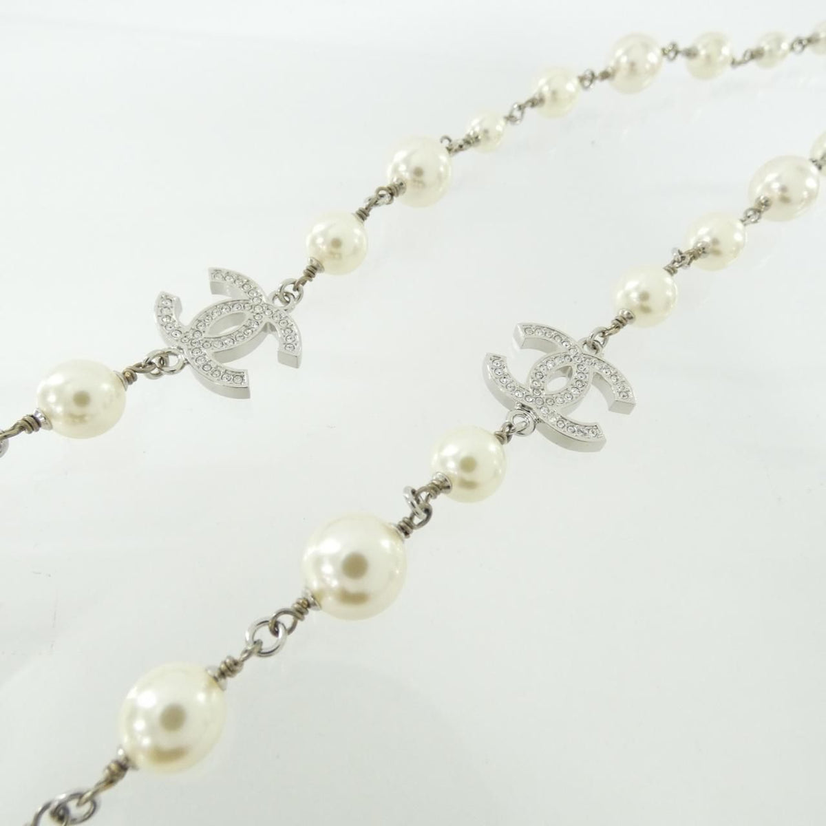 Chanel Necklace Silver — view 3