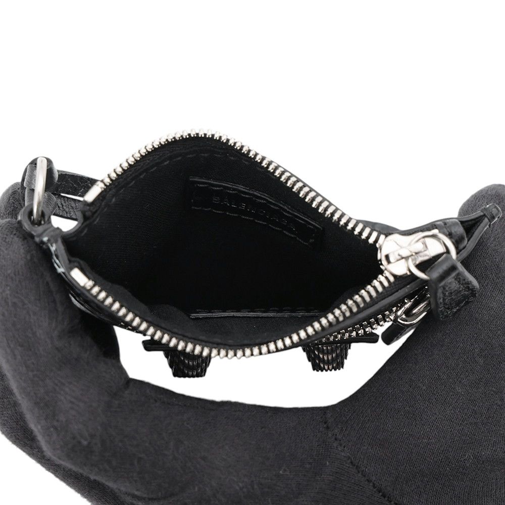 Balenciaga Coin Purse Le Cagole Graffiti Black White — view 4