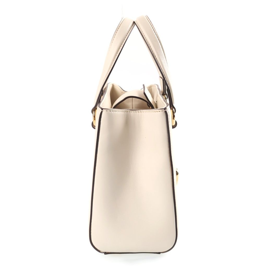 Gucci Sylvie Sherry Line Leather 2-Way Bag Gold Ivory — view 3