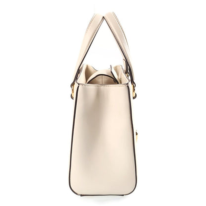 Gucci Sylvie Sherry Line Leather 2-Way Bag Gold Ivory — view 3