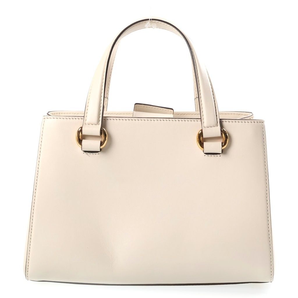 Gucci Sylvie Sherry Line Leather 2-Way Bag Gold Ivory — view 2