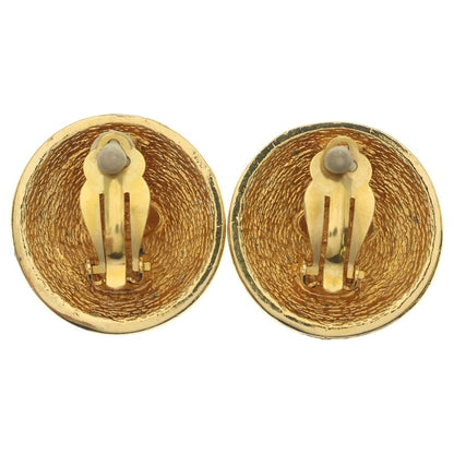 Chanel CC Logo Quilted Vintage Earrings — view 2