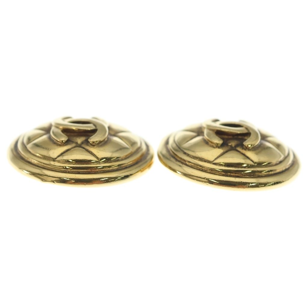 Chanel CC Logo Quilted Vintage Earrings — view 4