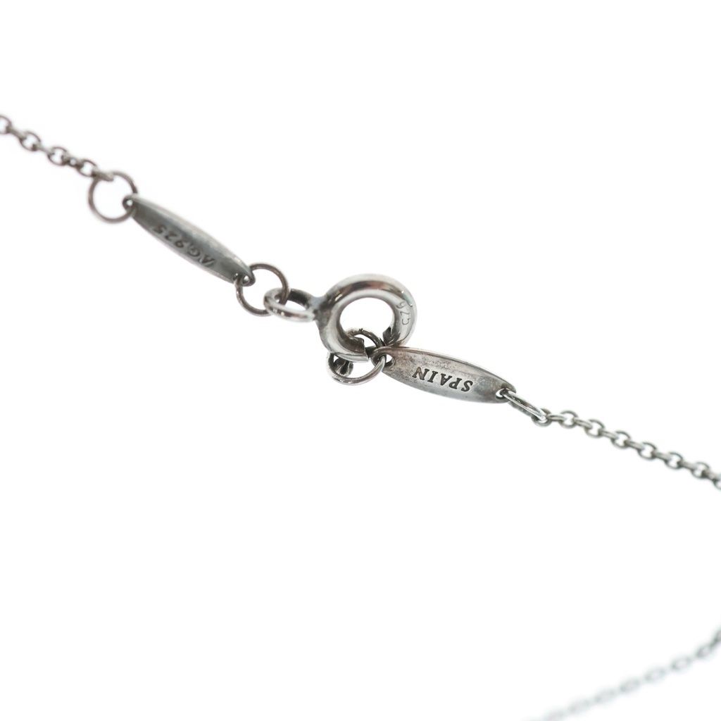 Tiffany & Co by the Yard Pink Sapphire Pendant Chain Silver — view 4