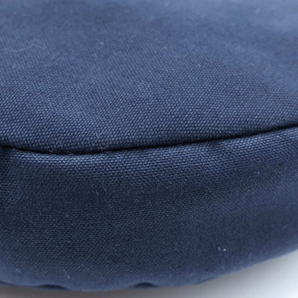 Fendi Bucket Shoulder Bag Navy Canvas — view 5