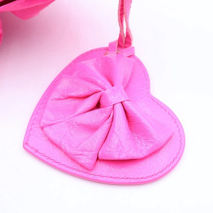 Balenciaga Le Cagole XS Ribbon Shoulder Bag Pink Leather — view 7