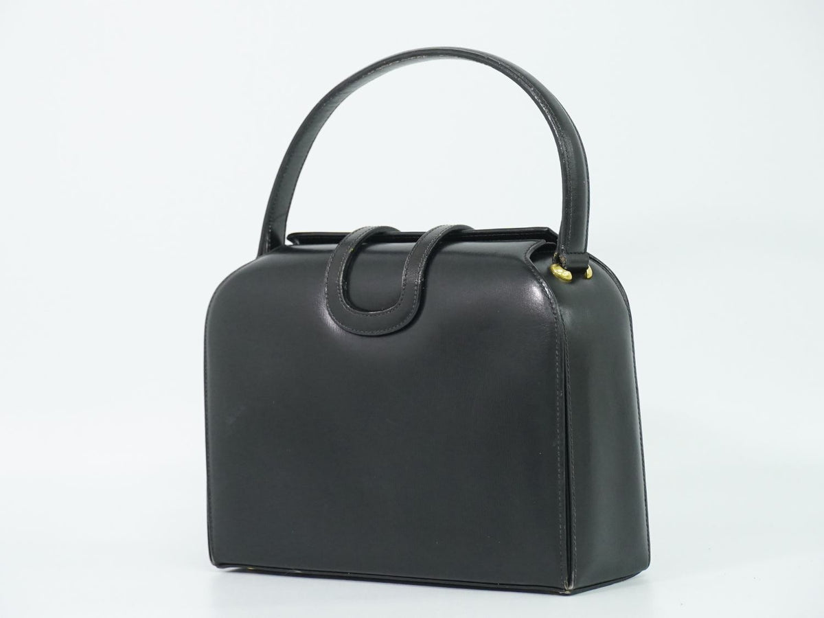Celine Leather Handbag Black Bag — view 2