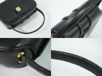Celine Leather Handbag Black Bag — view 6