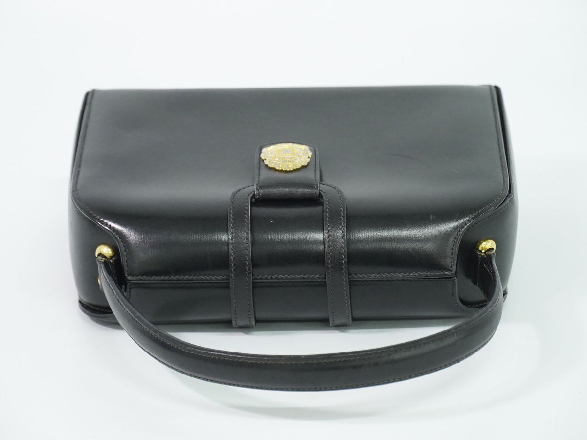 Celine Leather Handbag Black Bag — view 5
