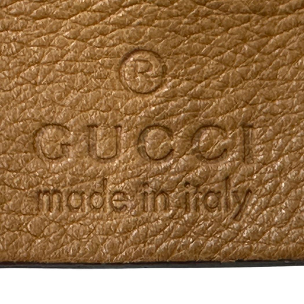 Gucci Marrakech Shoulder Bag GG Canvas Brown Gold Large Everyday — view 6