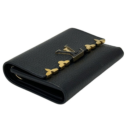 Louis Vuitton Wallet Trifold Taurillon Leather Portefeuille Capoucine Compact — view 4