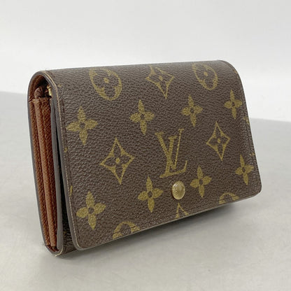Louis Vuitton Wallet Monogram Porte Monnaie Billets Tresor Brown — view 2