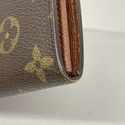 Louis Vuitton Wallet Monogram Porte Monnaie Billets Tresor Brown — view 7