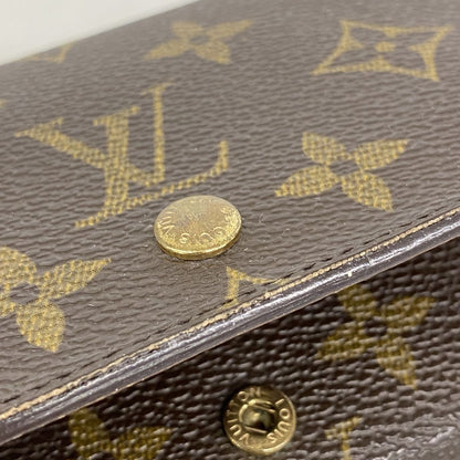 Louis Vuitton Wallet Monogram Porte Monnaie Billets Tresor Brown — view 8