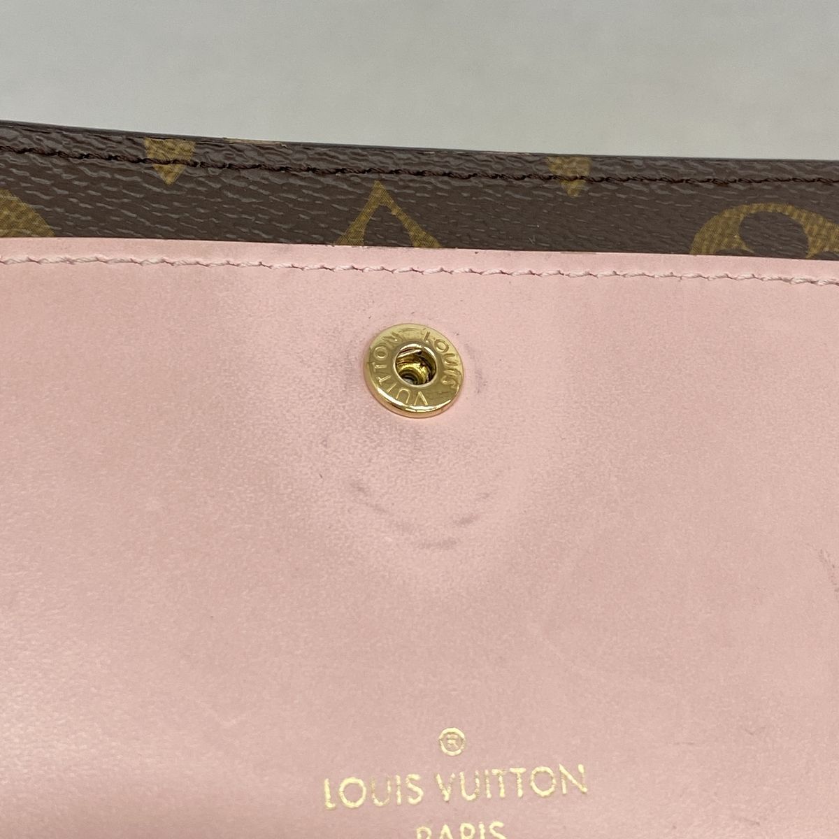 Louis Vuitton Wallet Monogram Portefeuille Juliette Brown Rose Ballerine — view 5