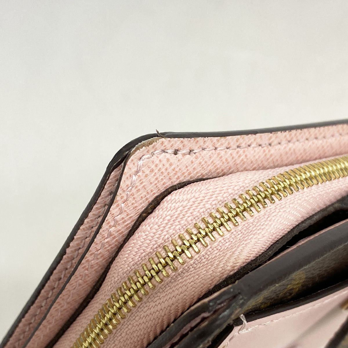 Louis Vuitton Wallet Monogram Portefeuille Juliette Brown Rose Ballerine — view 7