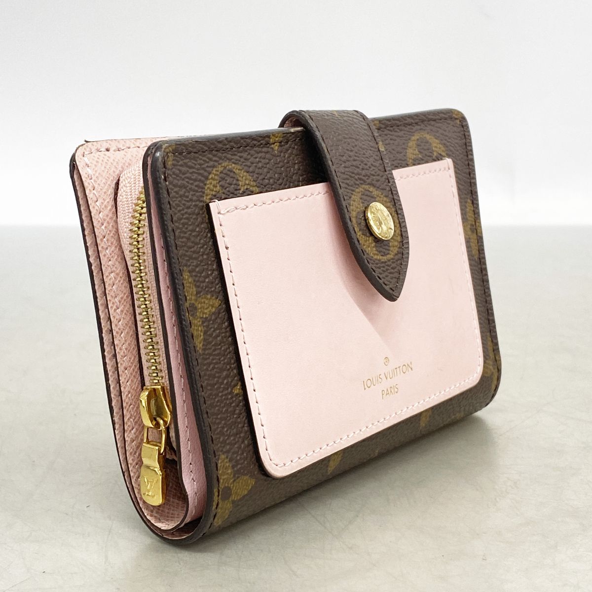 Louis Vuitton Wallet Monogram Portefeuille Juliette Brown Rose Ballerine — view 2