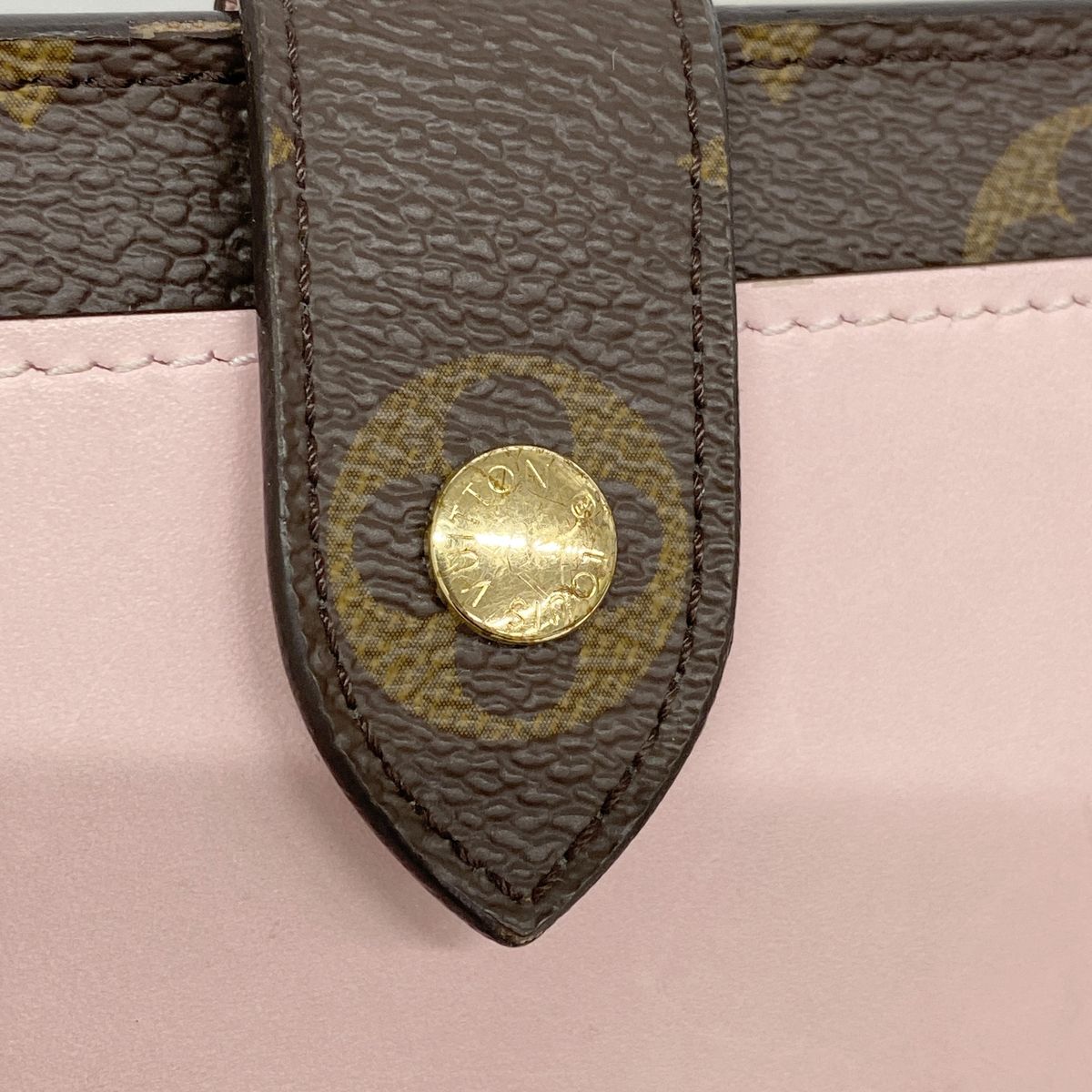 Louis Vuitton Wallet Monogram Portefeuille Juliette Brown Rose Ballerine — view 8