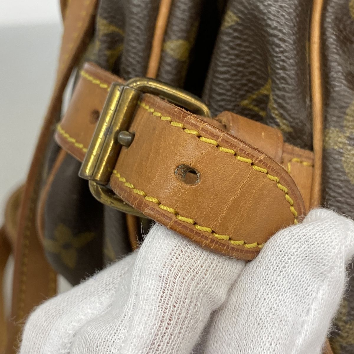 Louis Vuitton Shoulder Bag Monogram Saumur 30 Brown — view 6