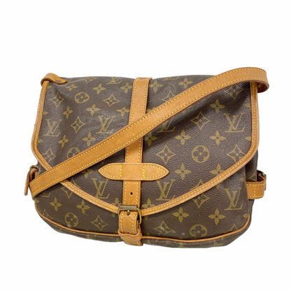 Louis Vuitton Shoulder Bag Monogram Saumur 30 Brown