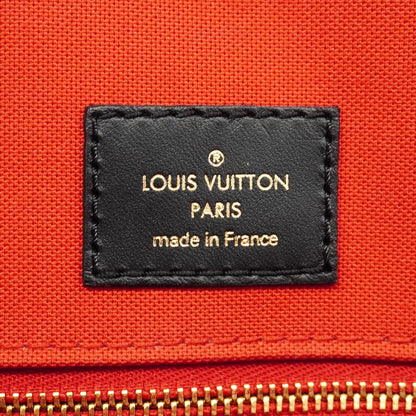 Louis Vuitton Tote Bag Monogram Giant Reverse On The Go GM Brown 2-Way — view 5