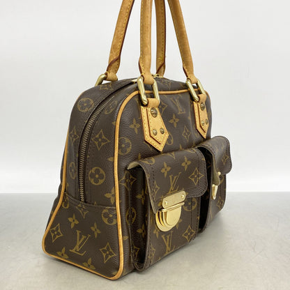 Louis Vuitton Handbag Monogram Manhattan PM Brown — view 2