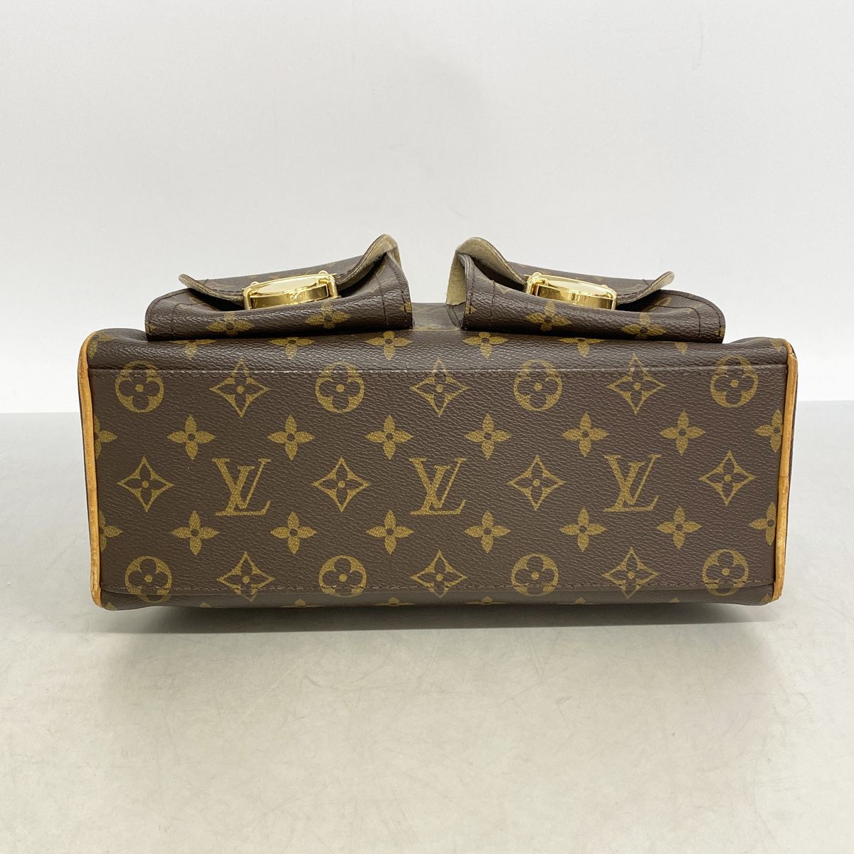 Louis Vuitton Handbag Monogram Manhattan PM Brown — view 3
