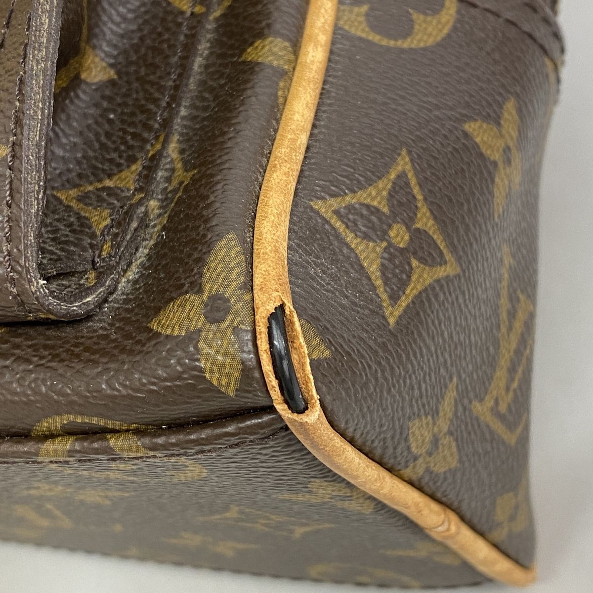 Louis Vuitton Handbag Monogram Manhattan PM Brown — view 6
