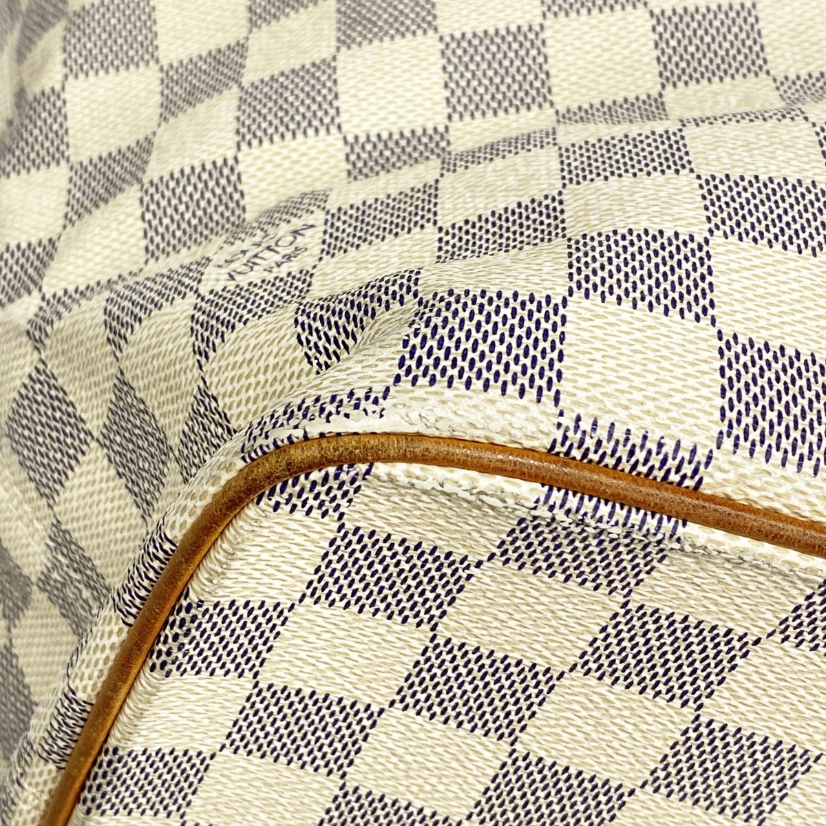 Louis Vuitton Tote Bag Damier Azur Saleya MM White — view 6