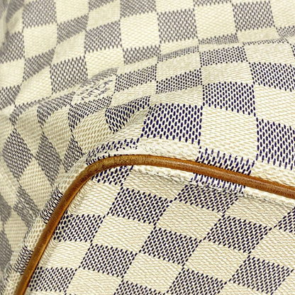 Louis Vuitton Tote Bag Damier Azur Saleya MM White — view 6