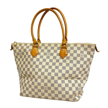 Louis Vuitton Tote Bag Damier Azur Saleya MM White