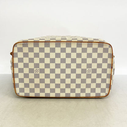Louis Vuitton Tote Bag Damier Azur Saleya MM White — view 3