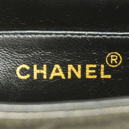Chanel Shoulder Bag Quilted Lambskin Black Gold — view 5