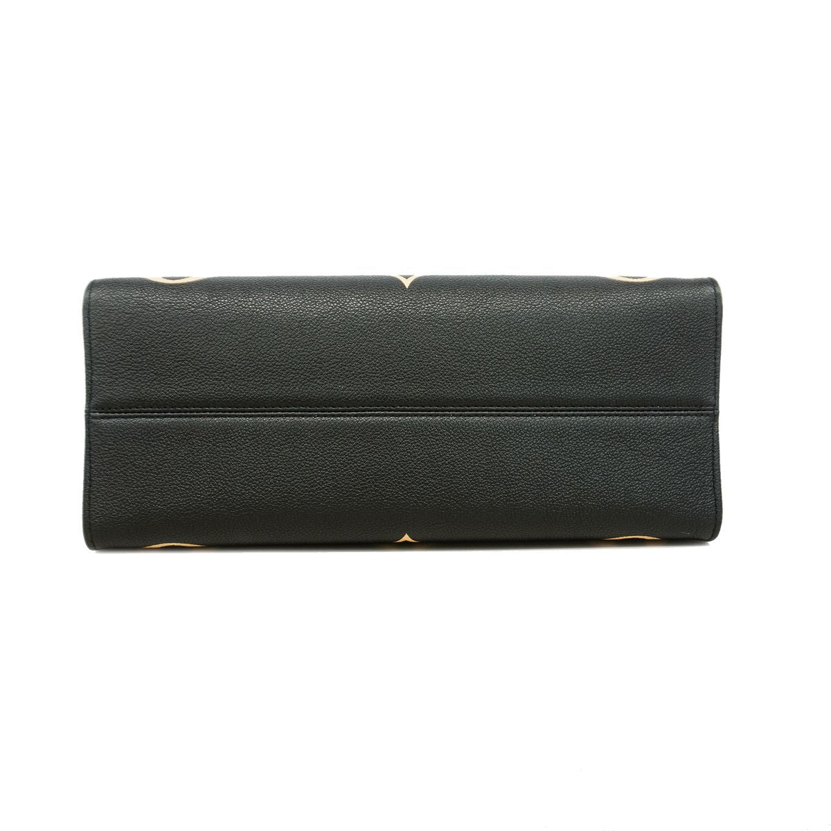 Louis Vuitton Tote Bag Monogram Empreinte Bicolor On The Go MM Black Beige 2-Way — view 3