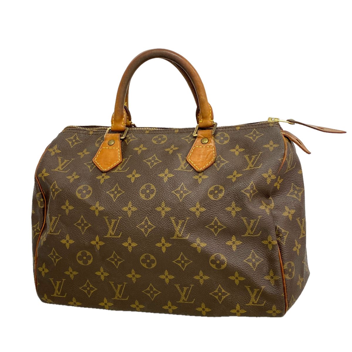 Louis Vuitton Handbag Monogram Speedy 30 Brown