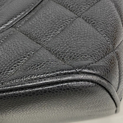 Chanel Tote Bag Reissue Caviar Leather Black Silver — view 6