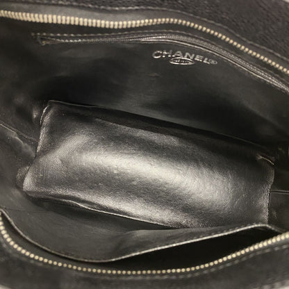 Chanel Tote Bag Reissue Caviar Leather Black Silver — view 4