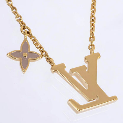 Louis Vuitton Necklace LV Iconic Enamel Monogram Flower Brown Clair — view 5