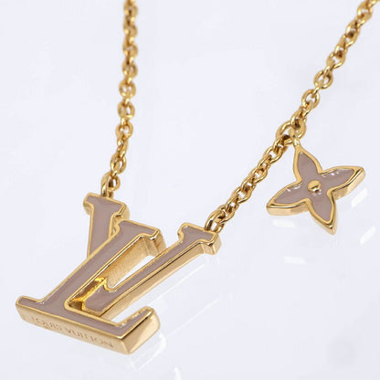 Louis Vuitton Necklace LV Iconic Enamel Monogram Flower Brown Clair — view 3
