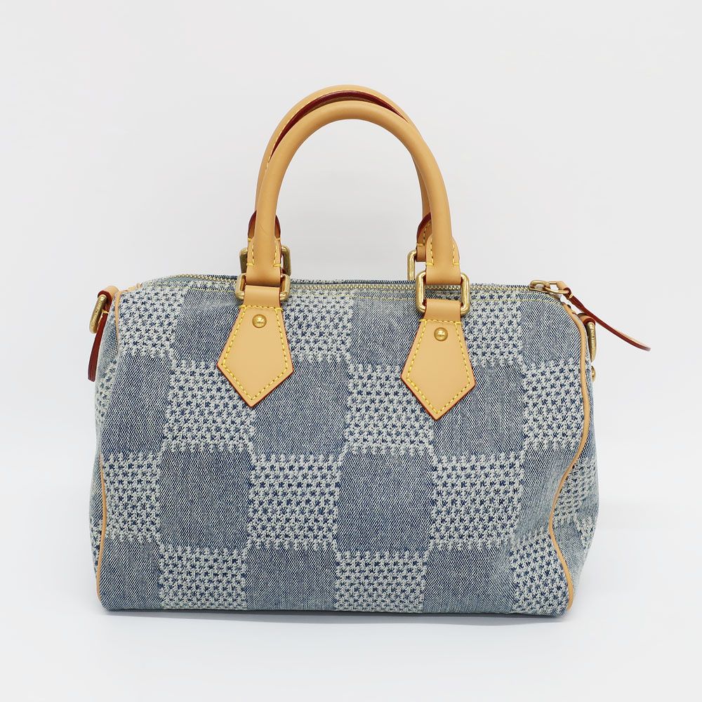 Louis Vuitton Speedy Bandouliere 25 Shoulder 2-Way Damier Denim Mini Boston Bag — view 2
