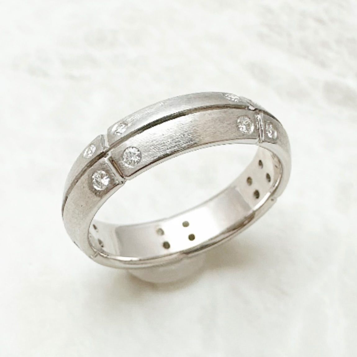 Tiffany & Co Streamerica Diamond White Gold Ring — view 3