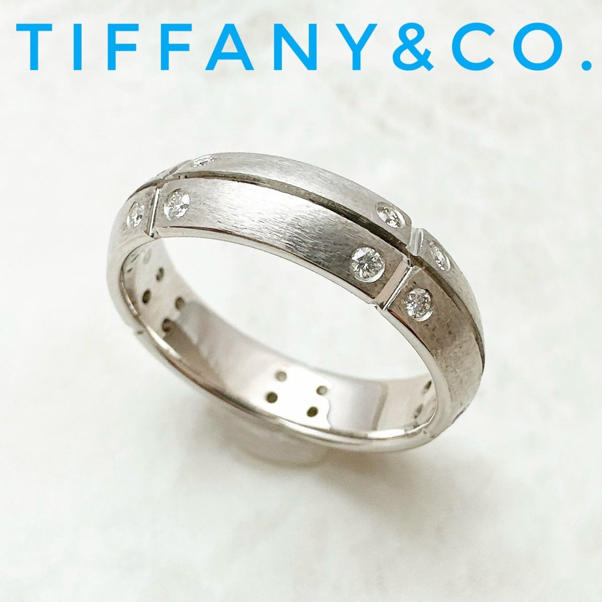 Tiffany & Co Streamerica Diamond White Gold Ring