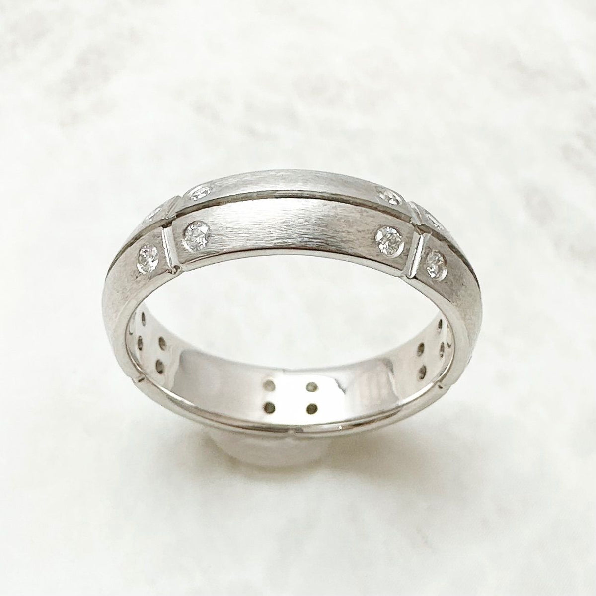 Tiffany & Co Streamerica Diamond White Gold Ring — view 4