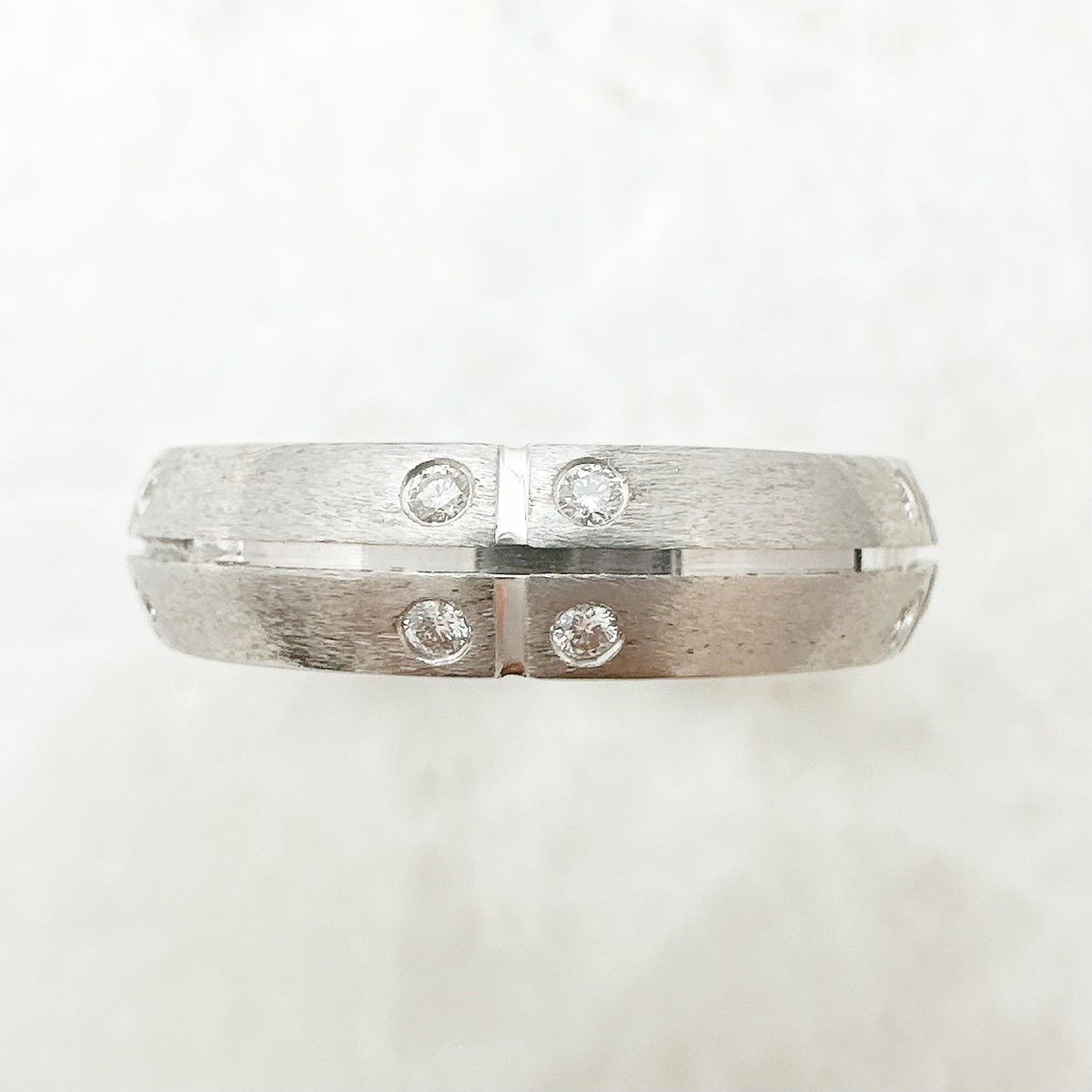 Tiffany & Co Streamerica Diamond White Gold Ring — view 5