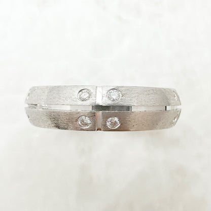 Tiffany & Co Streamerica Diamond White Gold Ring — view 5