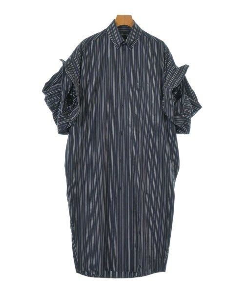 Balenciaga Shirt Dress Navy